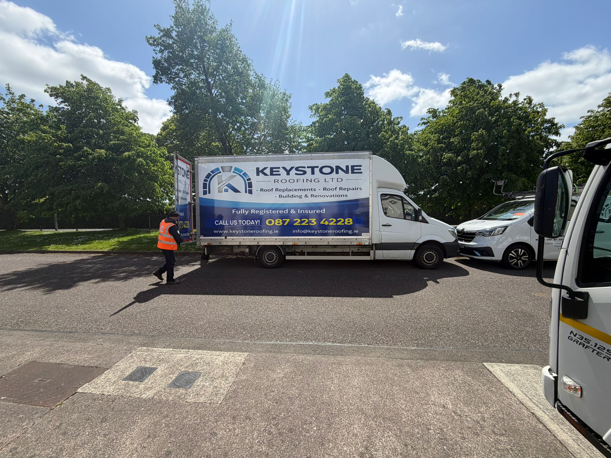 keystone roofing cork fleet luton truck - Dachdecker Zürich Zürich